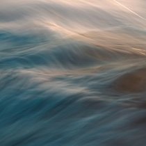 Moving, flowing water