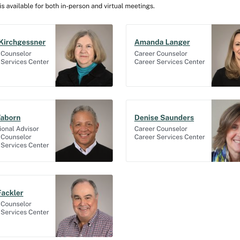 Snapshot of the OITE career counselors